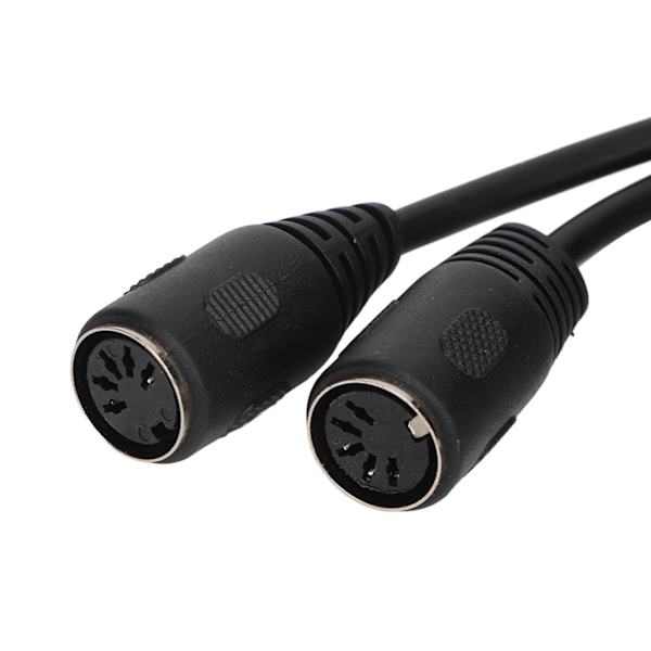 DIN 5-polet Han til 2 DIN 5-polet Hun Kabel Høj Præcision DIN 5-polet Splitter Adapter Kabel 1.6ft