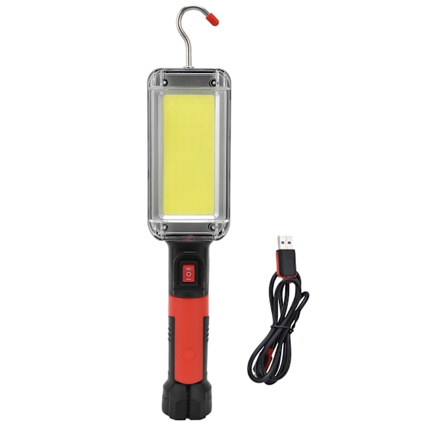 20W LED Bärbar Arbetslampa Uppladdningsbar Magnetisk Arbetslampa med Hacke för Camping Utomhus Reparation