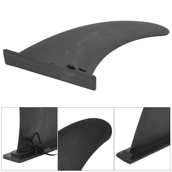 Surfbrädefensdesign, Uppblåsbar Paddleboard-fena för Longboard-ersättning, Universell kompatibilitet med Glasfiberförstärkt Nylonkomposit