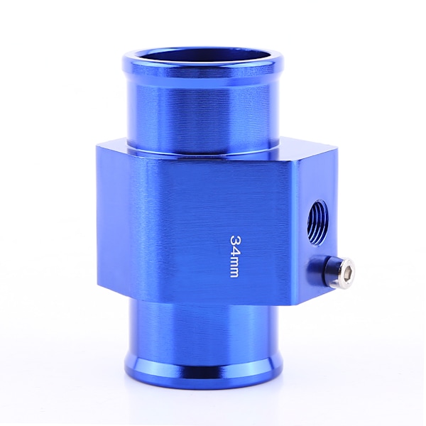 Universal metallbil vattentemperatur ledning skarv slang temperatur sensor adapter blå 34mm