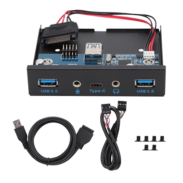 5 Gbps overføringshastighet 3,5 tommers USB 3.1 diskettstasjon frontpanel