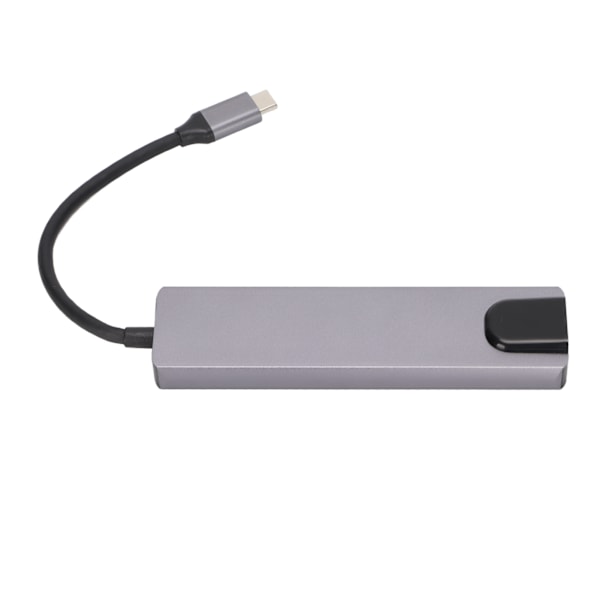 Hub 5 i 1 USB C Multiport Snabb Enkel Laddning 4K Högupplöst Multimediagränssnitt Gränssnitt Hub Kortläsare
