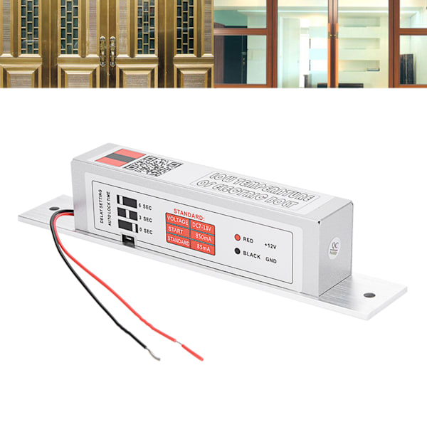 Elektrisk instickslås med tidsfördröjning Lågtemperaturbultlås NC-läge för accesskontroll