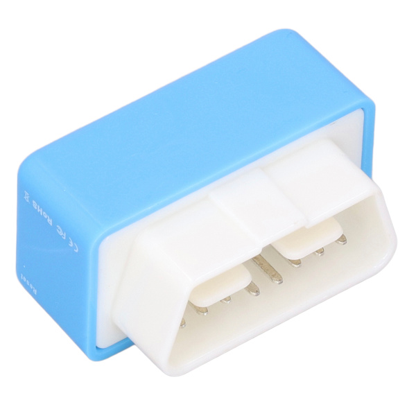 ECO OBD2-kontaktchip 15 % bensinbesparing Blå bränslesnål inställningsbox Universal för bilar efter 1996