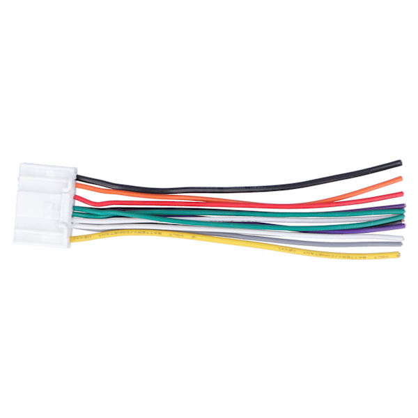 Dobbel bilstereo ledningsnett stereo 12-pin ledningskontakt grensesnitt kabler passer for Nissan Versa/Sunny