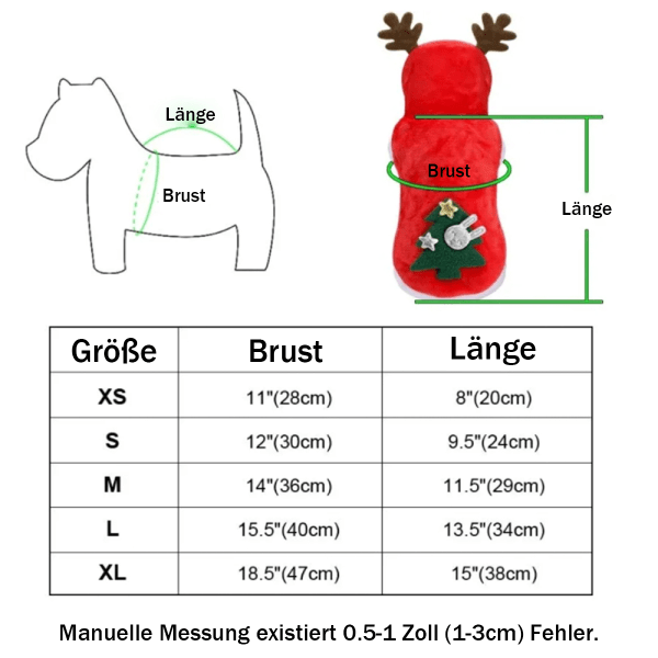 Kjæledyr Hund Jul Kostyme Katt Søt Transfigurasjon Kjole