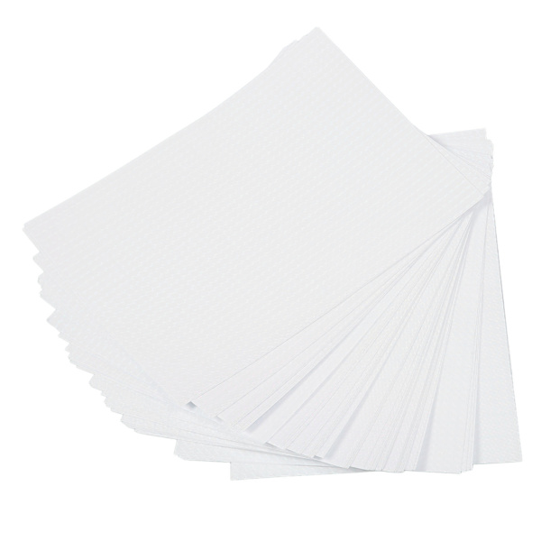 50 ark A4 holografisk kaldlaminatark kuttbar vanntett DIY selvklebende lamineringsfilm for bakgrunn