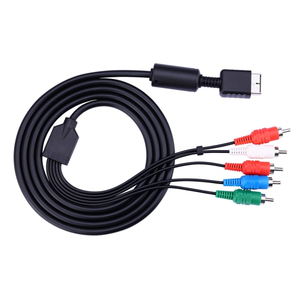 AV Multi Out til Komponent Video/Audio Kabelledning for Sony Playstation PS2 PS3