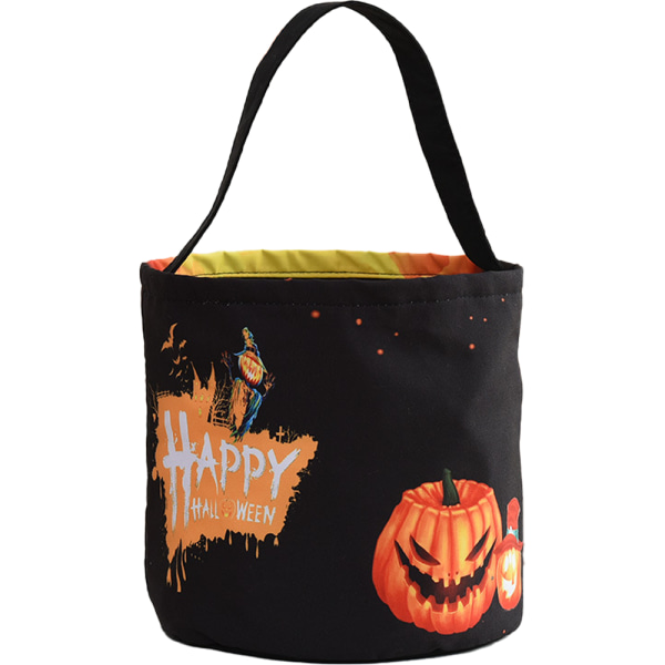 Halloween Trick or Treat Bags Halloween Candy Buckets Tote Bag Style 3