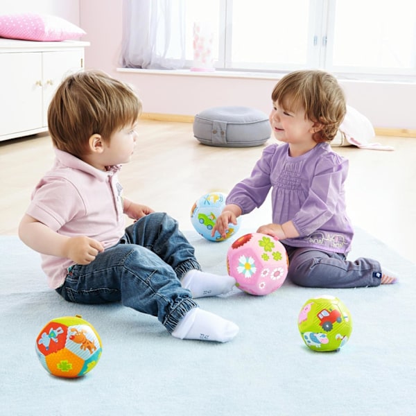 Infant Delight: Montessori Sensorisk Boll Med Smarta Reaktioner För Uppmuntra Utforskning Krypning, Lättgrepp Design För Småbarn Och Bebisar 1-12 Månader