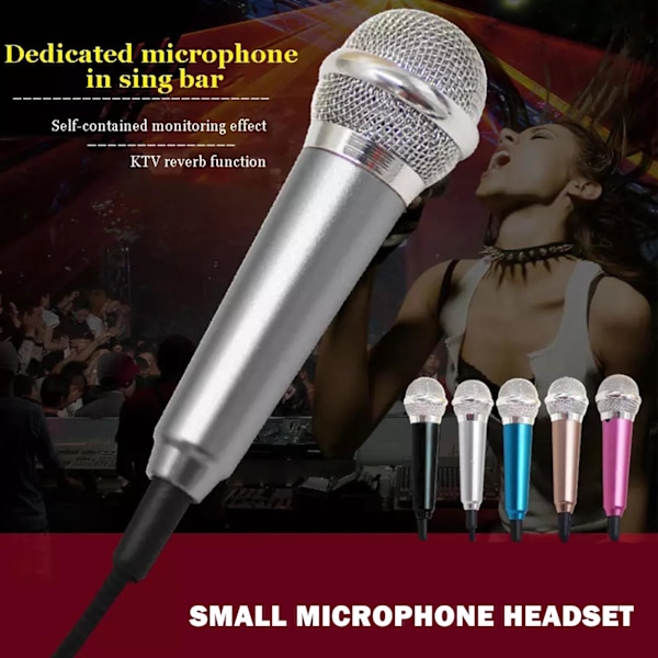 Microfono Portatil Compacto Compatible con Smartphone para Voces e Instrumentos