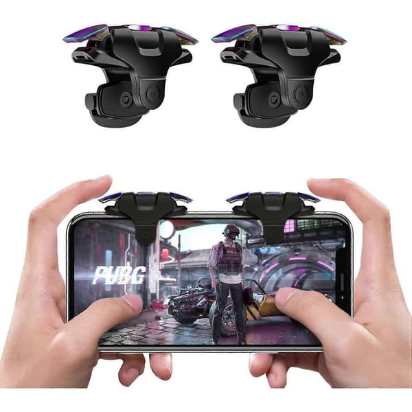 GETIT Skydespil-controller, mobilspil-udløser, mobiludløser L1R1-controller kompatibel med gamingtilbehør