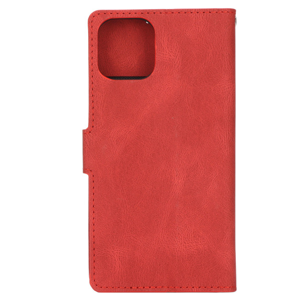 Klassisk PU-läder plånbokskort Flip Case Magnetiskt spänne Telefonfodral Skal för Iphone 13