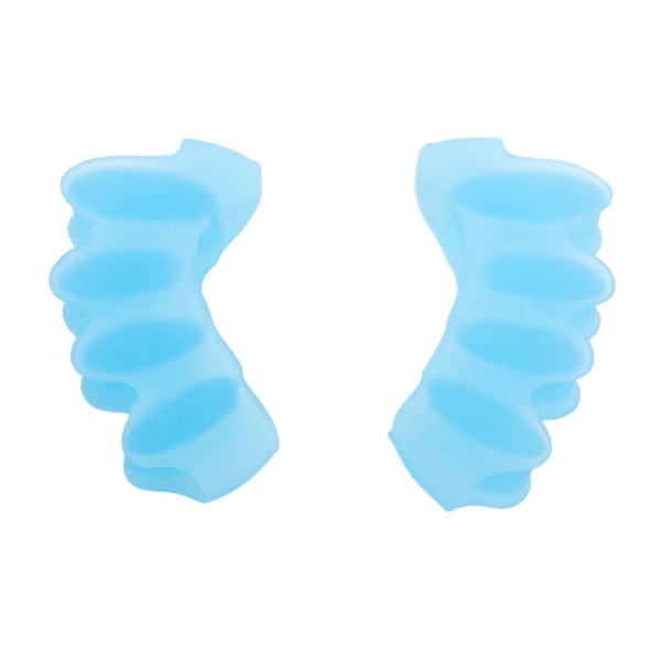 8PCS Tåskiller i silikon, ergonomisk design, enkel å rengjøre, overlappende tåkroker for kvinner og menn