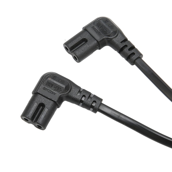 IEC320 C8 - IEC320 C7 -virtajohto, uros - naaras, 1 sisään 2 ulos AC-virtajakokabel LCD-näytölle, pöytälampulle, 100-250 V