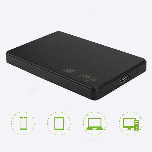2,5 tums SATA USB 3.0 mobilt hårddiskhölje extern HDD SSD-fodral