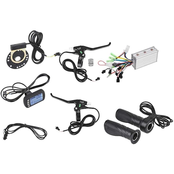 Borstlös Motorstyrenhet med Multifunktionell LCD-Panel Kit för Elektriska Scooter Tillbehör