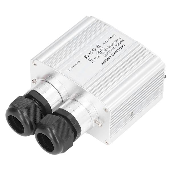 Bluetooth 16W RGBW Fiberoptisk Lys Dobbelt Ende RGBW Lys Kilde
