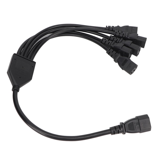UPS PDU C14 till 5 X C13 strömadapterkabel hane till hona 10A 250V Y Splitter strömadapterkabel 1,6ft