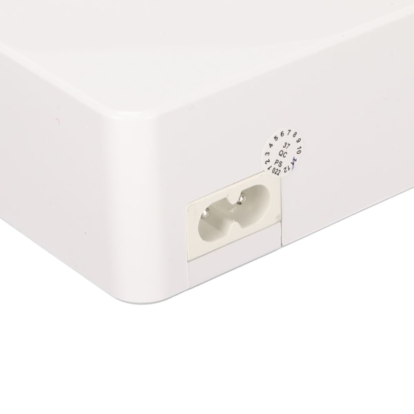 6-porters USB-ladestasjon 100W trådløs smart hurtiglading multiport USB-hub-lader med LED-skjerm 100-240V