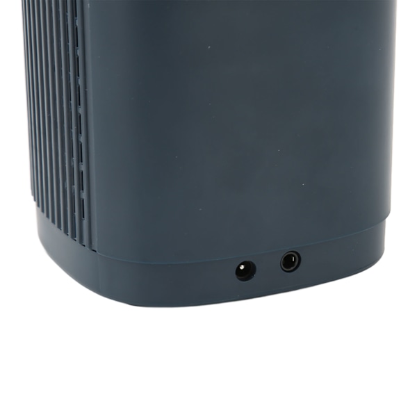 Mini Projektor 1080P 16 till 100 tum Projektion Fjärrkontroll Dubbla Högtalare Portabel Projektor för Familj Utomhus 100‑240V Blå EU-kontakt