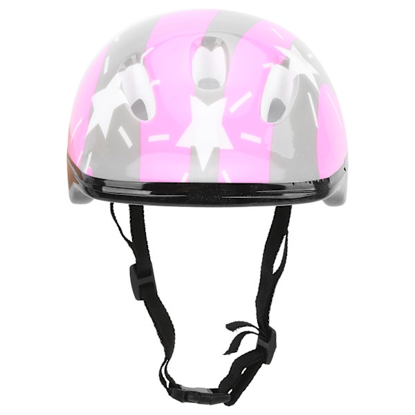 Børnerulleskøjteløbehjelm Justerbar Børneskateboard Sportsbeskyttelse (Pink)