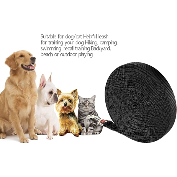 Pet Adventure Koppel, Lång Valpkoppel För Små Mellanstora Stora Hundar, Slitstark Nylon Hundträningskoppel Med Trasselfritt Vridlås, Perfekt För Camping