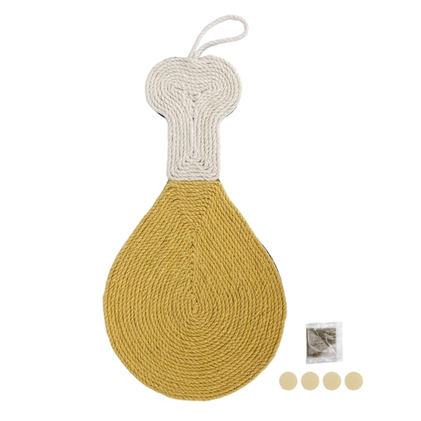 Möbelskydd Klösleksak, Handstickad Naturlig Sisal Kattklösmatta, Vägg- och Golvhängande Design, Lockar Katter Till Hälsosam Klösning