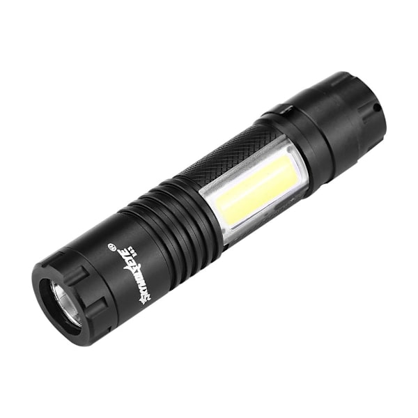 Skywolfeye Bärbar XPE+ COB Sidolampa Ficklampa Vattentät 4 Huvud