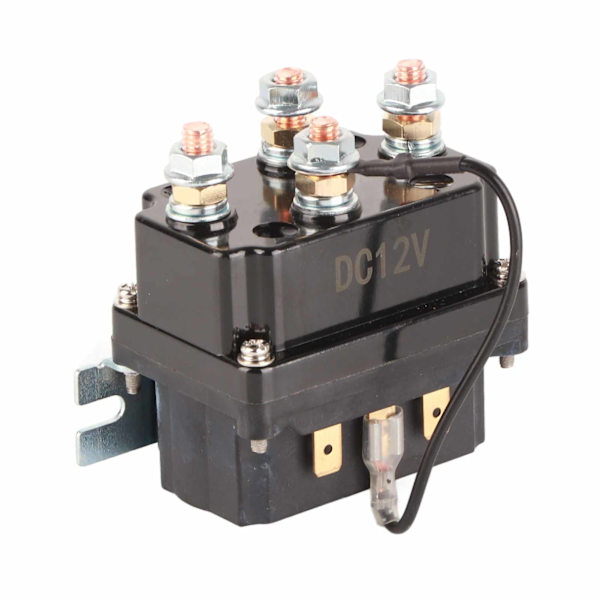 Vinsch Solenoid Relä Kontaktor 12V 250A för AUT UTV SUV med 3000‑5000lbs Vinschar