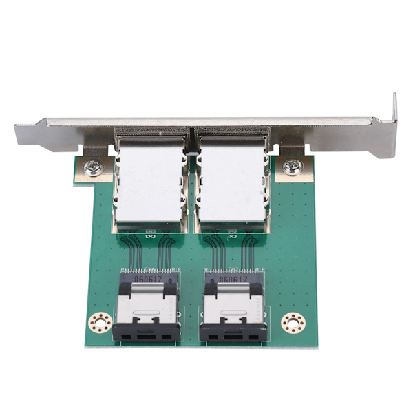 Dual Mini SAS 36P-26P SFF8087 til SFF-8088 Server Adapter Board 8088-8087 Konverter PCI Bracket