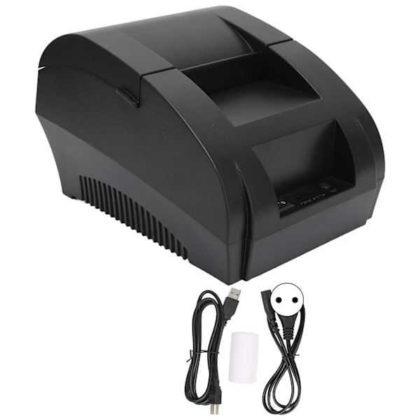 Etiketprinter 90mm/s Hurtig Udskrivningshastighed Høj Opløsning Pladsbesparende Design Termisk Printer 100V til 240V