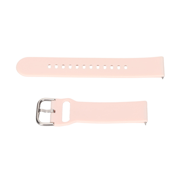 Smartwatch-armband i silikon 20 mm, enkel färg, för Amazfit GTS 3, GTS 2, Bip S och Bip U
