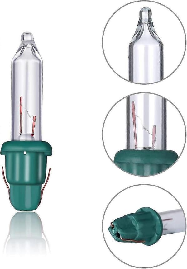 Mini 2.5V 0.17A glødepærer kompatible med julelys