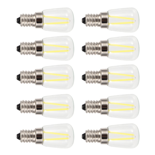 10 st Mini Dimbar E14 LED-lampa 1,5 W AC 110 V för Kronljusstake