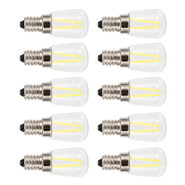 10 stk. Mini dimbar E14 LED-pære 1,5W AC 110V for lysekrone