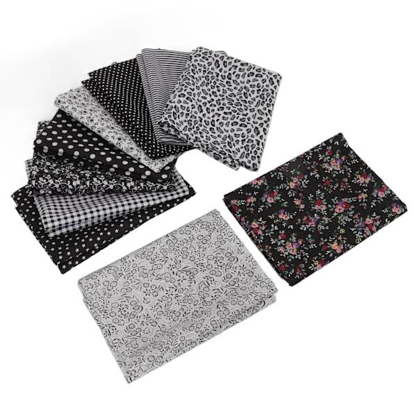 Mjukt tyg för hantverk, förhindrar noppbildning, utskrivbart, klippbart bomullstyg för sömnad, lapptäcke, scrapbooking, 10 färger