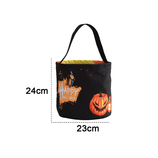 Halloween Trick or Treat Bags Halloween Candy Buckets Tote Bag Style 3