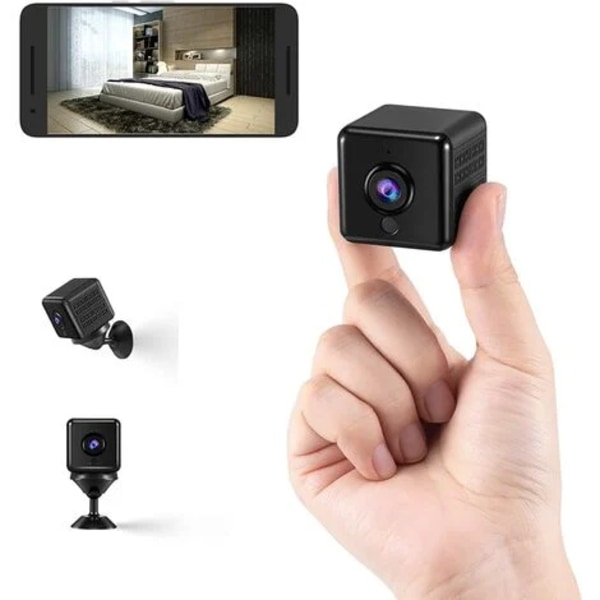 Innovativ Säkerhetsenhet, Mini Dold Kamera med 2K HD-Video & Smart Rörelsedetektering för Omfattande Hemsäkerhet & Djurövervakning,