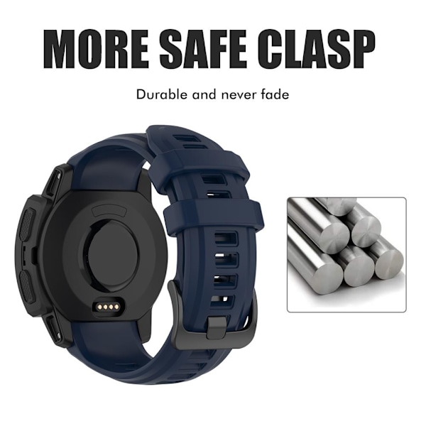 Reservedele Remme Kompatibel med Garmin Instinct 2s Sports GPS Smartwatch Silikone Remme med Værktøj