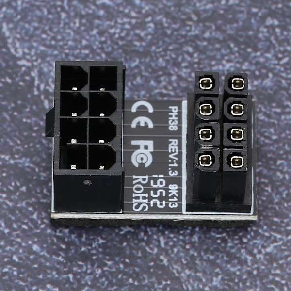 PH38A 6PIN strømstikadapter 180 graders vinklet strømadapter-stik
