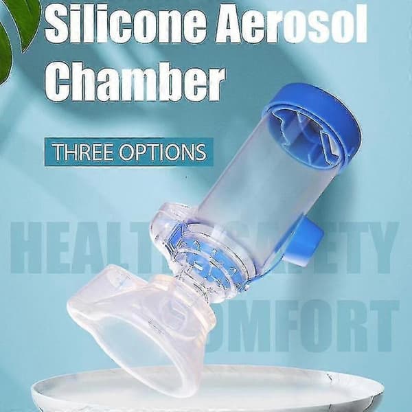 Silikone - Pædiatrisk astmainhalator, aerosolkabine, spacerenhed