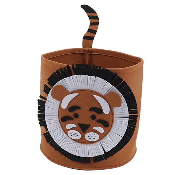 Bomullstvättkorg Tjock Cartoon Animal Barnleksaker Hushållsskräp Smutsiga Kläder Förvaringshink 30x27cm