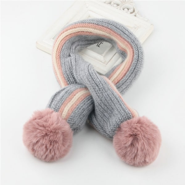 Barn Scarf Pojkar Flickor Vinter Varma Halsdukar Halsvärmare