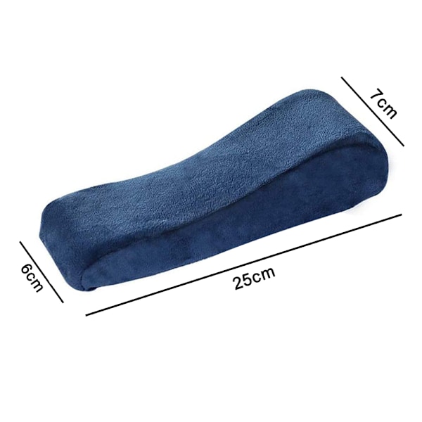 1 par Memory Foam Arm Rest Kontorstol Armlæns Puder og Forhøjet Skrå Armlæn - Universal Pudebetræk til Armlæn og Albuelindring