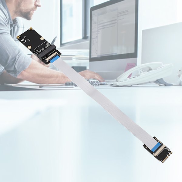 NGFF Key AE till Mini PCIE förlängningskabel MINI PCIE WIFI nätverkskort till M.2 moderkort