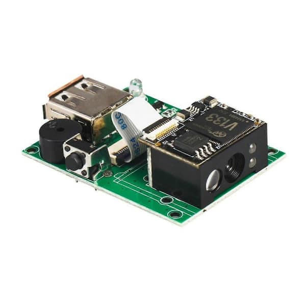 QR-kodescanner PI Kiosk stregkodescannermodul 2D QR-kodelæsermodul RS232-interface stregkodelæser