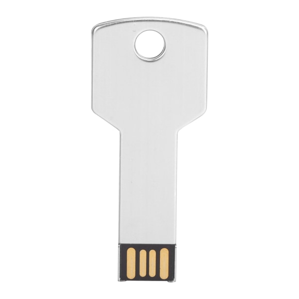 Nyckelformad USB-minne USB-minnesdisk USB-minne för datoranvändning Silver