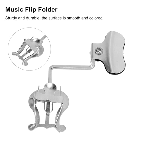 Musikmappe Mini Bærbar Vind Universal Noder Marching Noder Holder