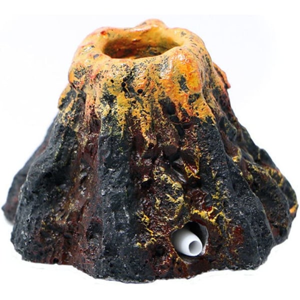 Aquarium Volcano Shape & Bubble Stone Oxygen